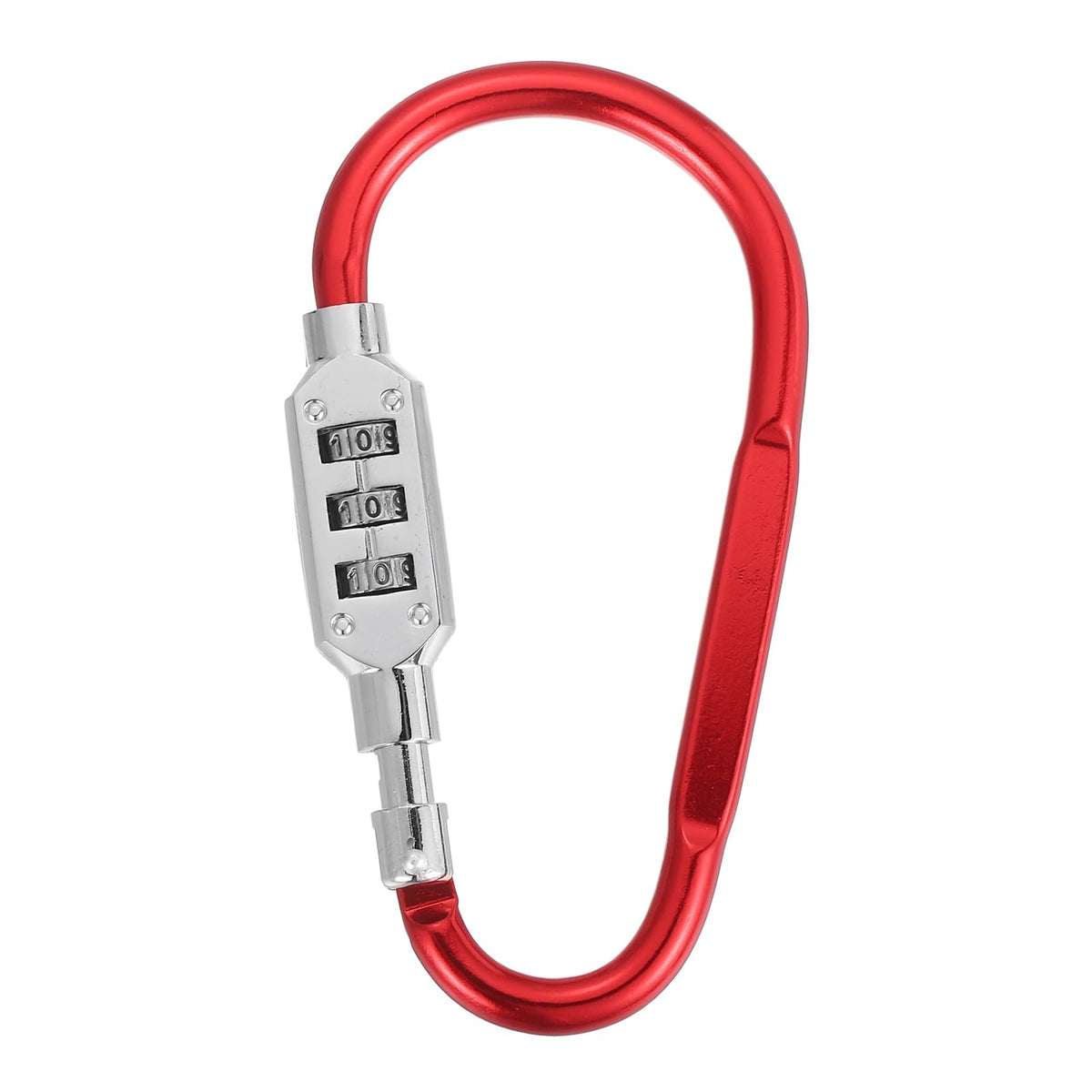 PATIKIL D-Shaped Code Combination Lock 3-Digit Combo 4.8"x2.4" 2 Pcs