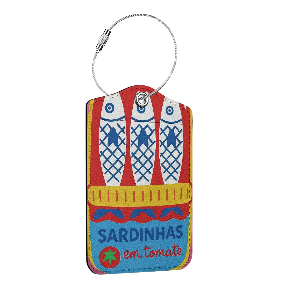 Funny Luggage Tag, Quotes Suitcase Tags with Privacy Flap Metal Loop