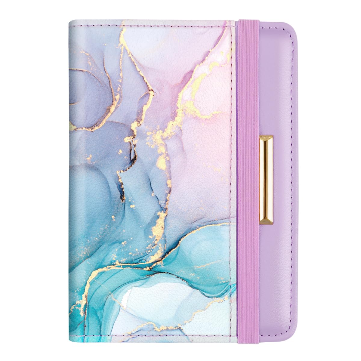 Coco Rossi Passport Holder Cover RFID Cute Slim Travel Wallet Women