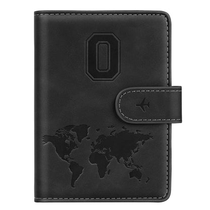 Passport Holder Cover Initial Letter A-Z Travel Wallet Personalized