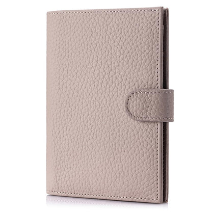 Leather RFID Slim Passport Holder for Travel Women, Gift Ready
