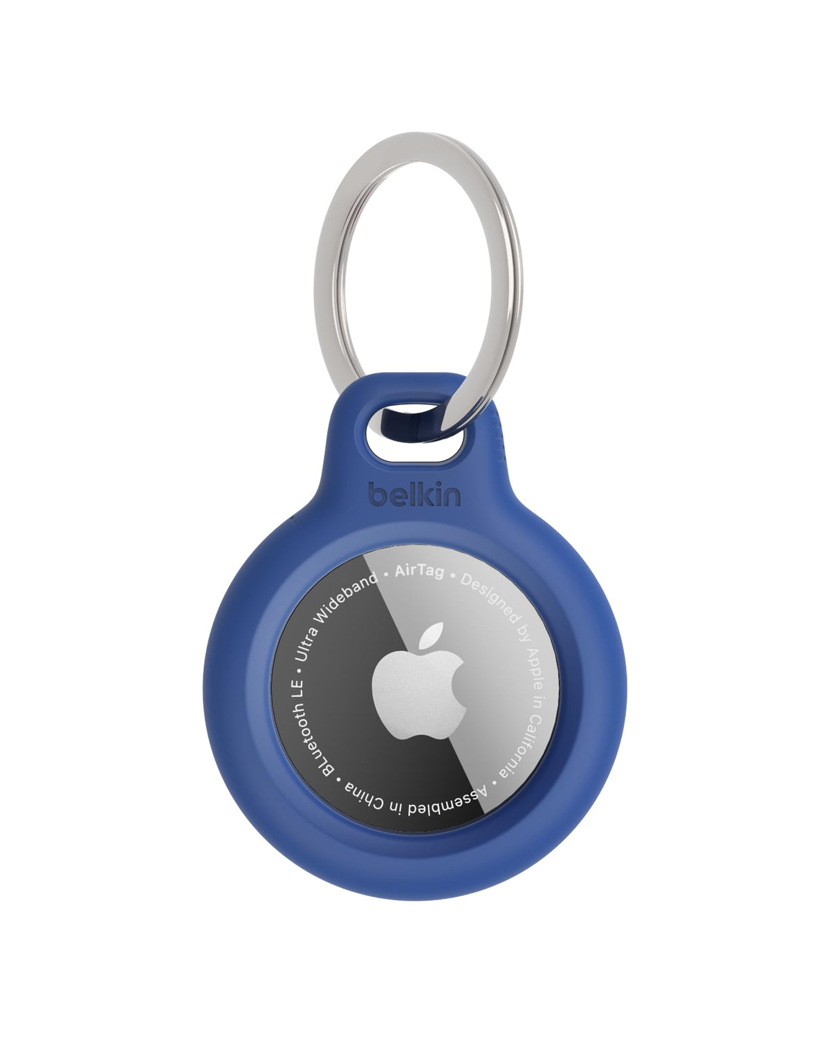 Belkin Apple AirTag Holder Keychain with Key Ring, Scratch-Resistant