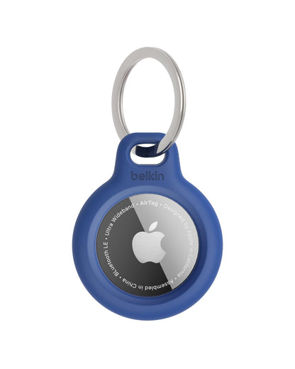 Belkin Apple AirTag Holder Keychain with Key Ring, Scratch-Resistant
