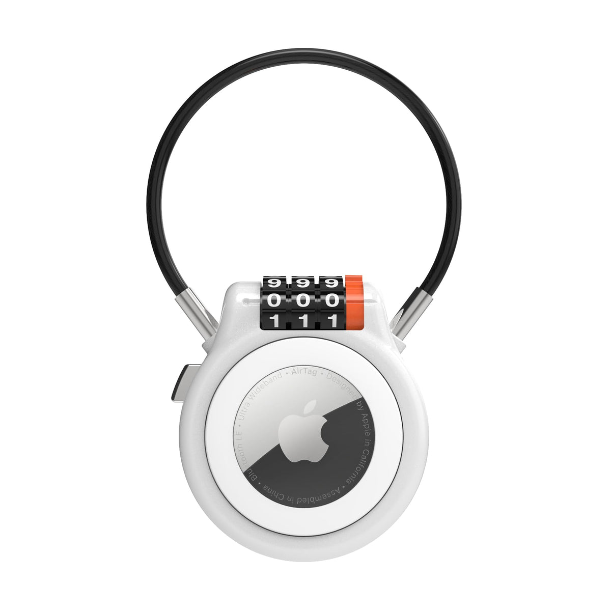 AirTag Holder Lock, Case Compatible with Apple AirTag, 4 Pack