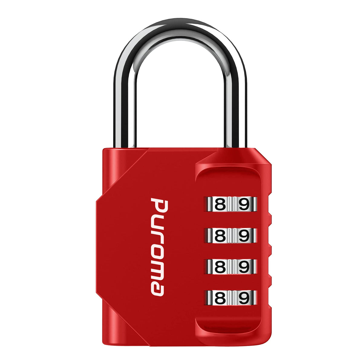 Puroma 2 Pack Combination Lock Locker 4 Digits Combo Padlock Gym Pink