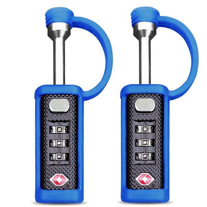 Cut-Resistant Gun Case Lock, TSA Approved Anti-Theft Single Shaft Padlock