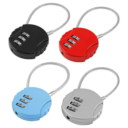 Litoexpe 8 Pcs Combination Cable Lock 8 Colors