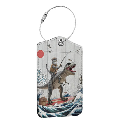Funny Luggage Tag, Quotes Suitcase Tags with Privacy Flap Metal Loop