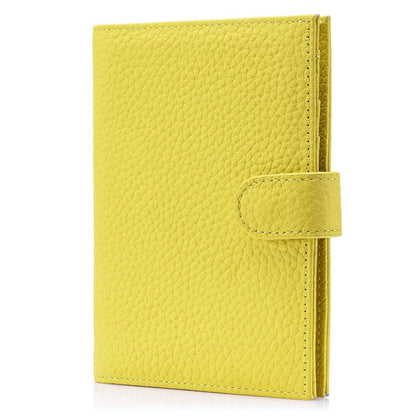 Leather RFID Slim Passport Holder for Travel Women, Gift Ready