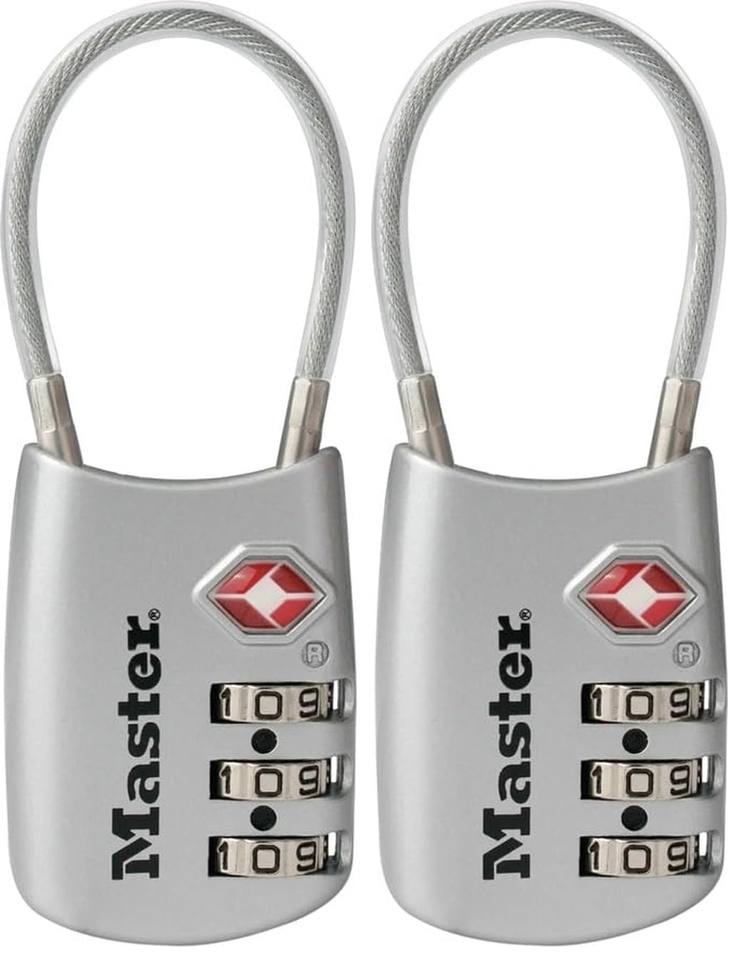 Master Lock TSA Approved Combination Luggage Lock, Assorted, 4688EC4