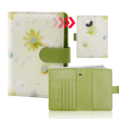 Melsbrinna Rfid Passport Holder for Travel women/Men, Cute Passport Wallet Rfid Blocking Card Slots, Rfid Passport Cover/CaseTravel Wallet, Passport Book Holder (1, Green)