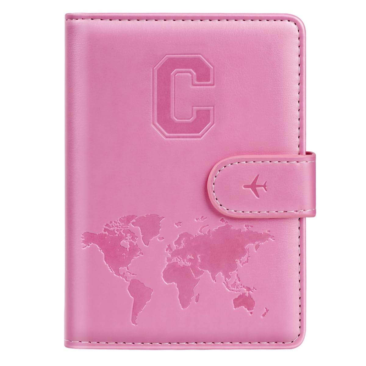Passport Holder Cover Initial Letter A-Z Travel Wallet Personalized