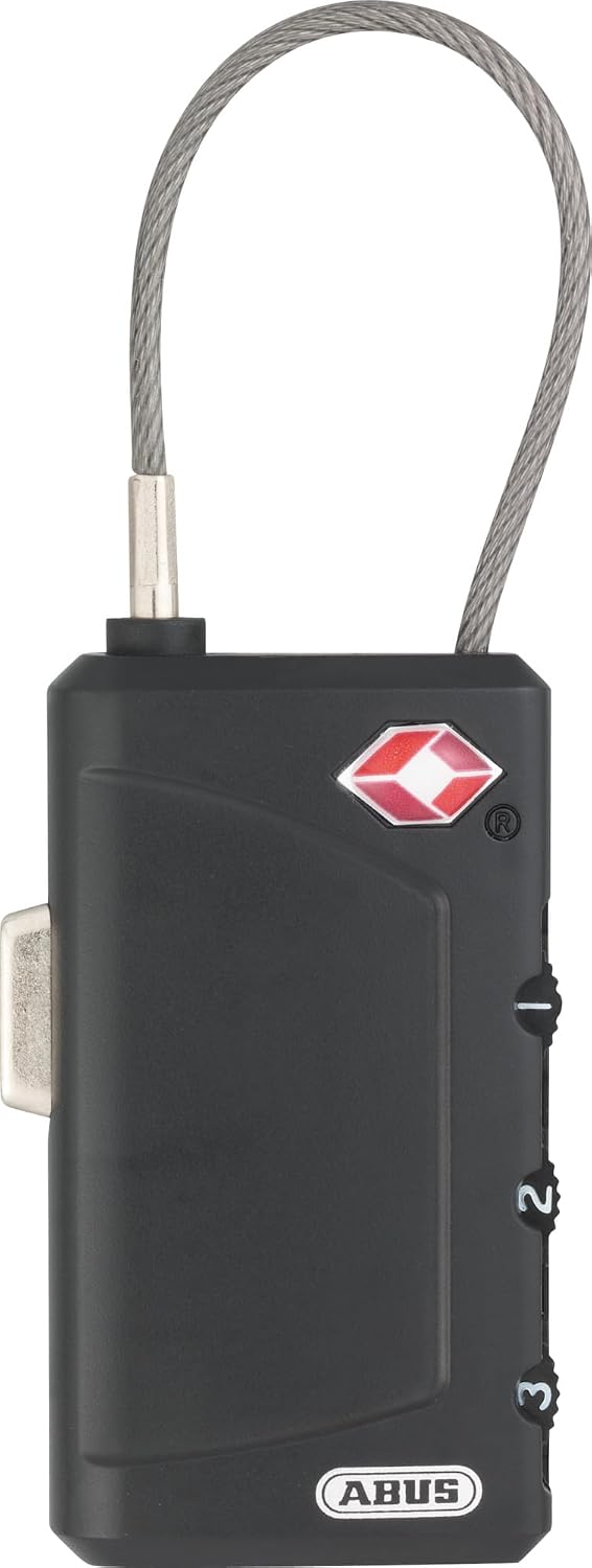 ABUS 148TSA/30 TSA Cable Combination Lock for Hard Cases, Luggage