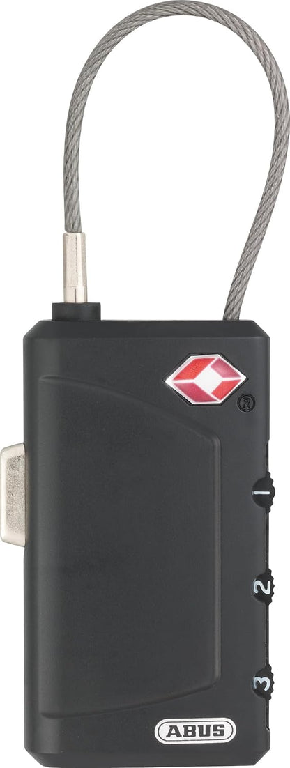 ABUS 148TSA/30 TSA Cable Combination Lock for Hard Cases, Luggage