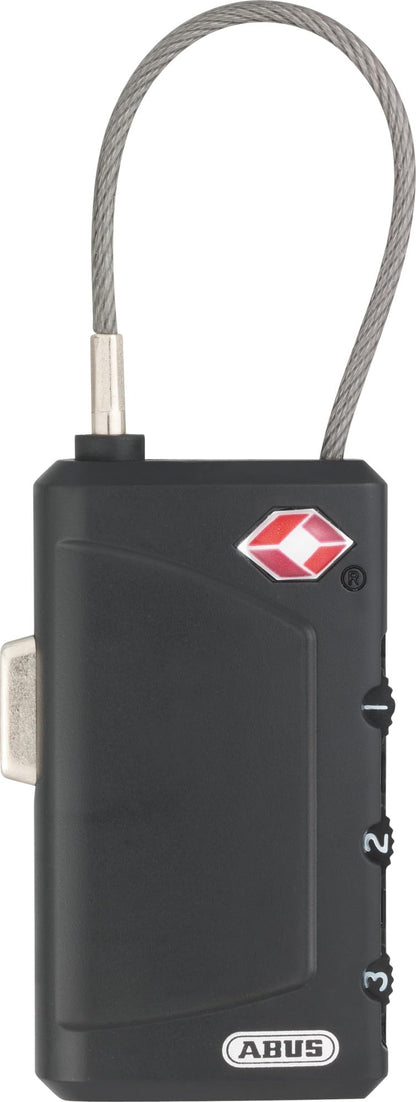 ABUS 148TSA/30 TSA Cable Combination Lock for Hard Cases, Luggage