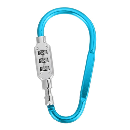PATIKIL D-Shaped Code Combination Lock 3-Digit Combo 4.8"x2.4" 2 Pcs