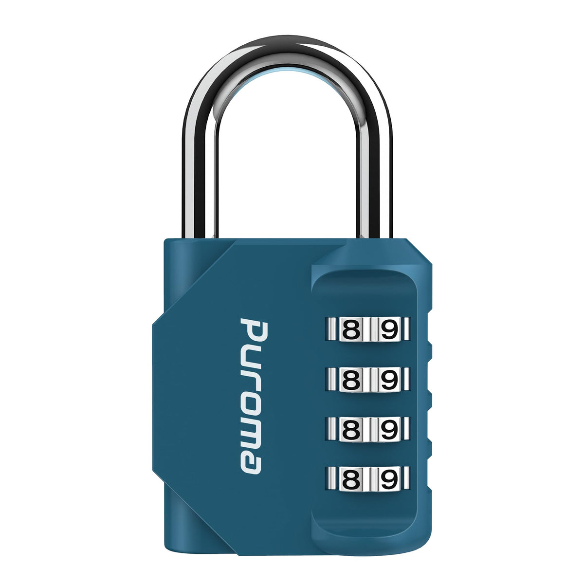 Puroma 2 Pack Combination Lock Locker 4 Digits Combo Padlock Gym Pink