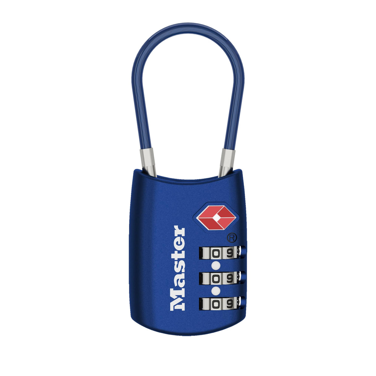 Master Lock 4688D Set Your Own Combination TSA Approved Luggage Lock, 1 Pack, Red