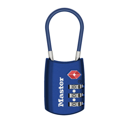 Master Lock 4688D Set Your Own Combination TSA Approved Luggage Lock, 1 Pack, Red