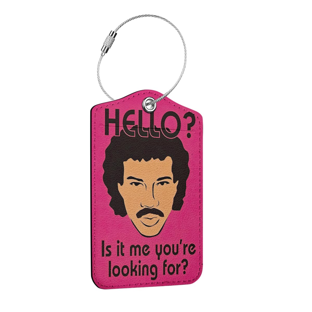 Funny Luggage Tag, Quotes Suitcase Tags with Privacy Flap Metal Loop