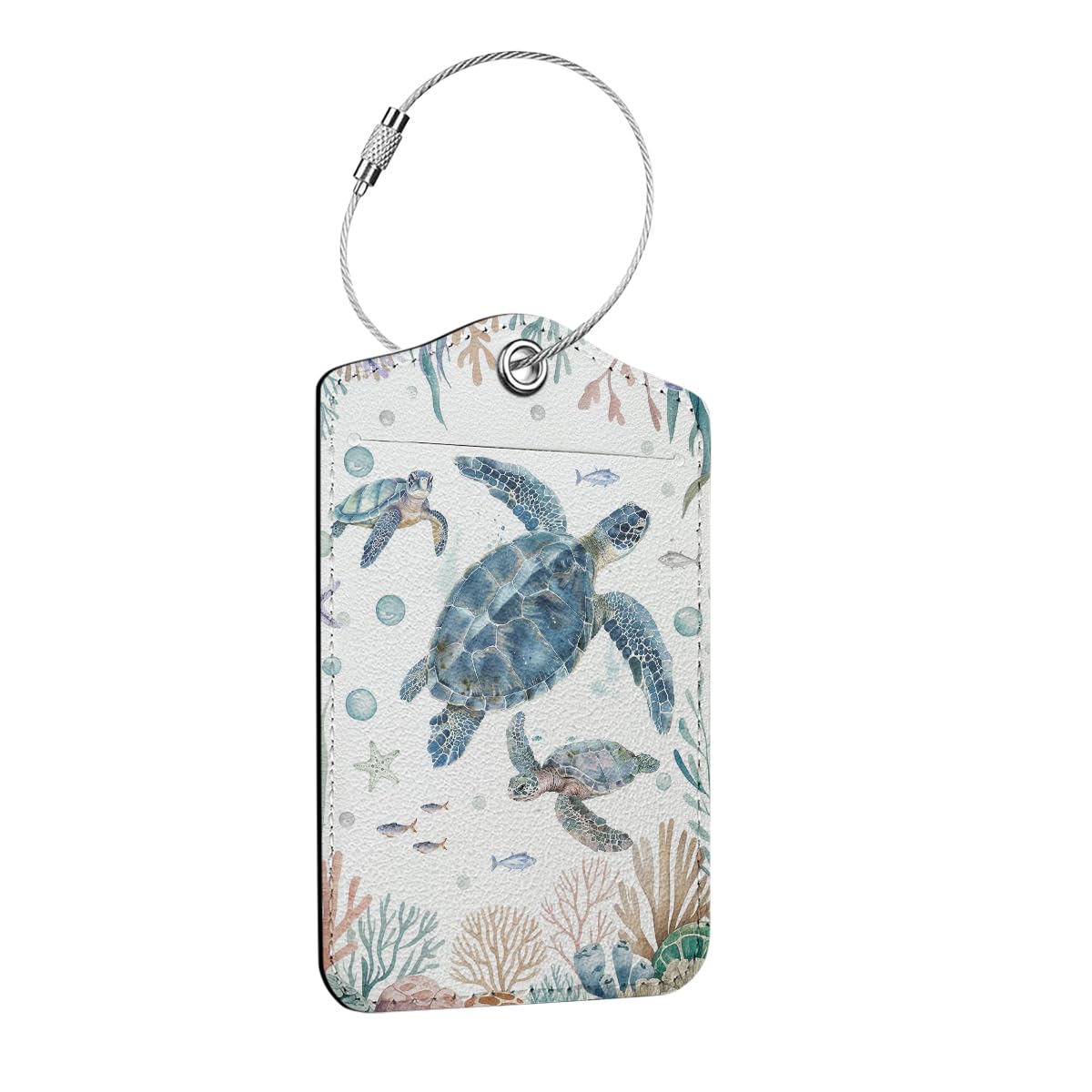 Funny Luggage Tag, Quotes Suitcase Tags with Privacy Flap Metal Loop