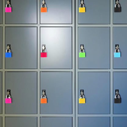 24 Pcs Multicolor Small Luggage Locks with Keys, Mini Locker Lock, Metal Suitcase Locks, Plastic-Covered Copper Keyed Padlock for Locker, Suitcase, Boxes (8 Colors)