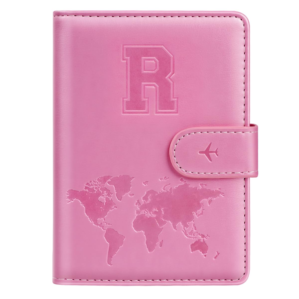 Passport Holder Cover Initial Letter A-Z Travel Wallet Personalized