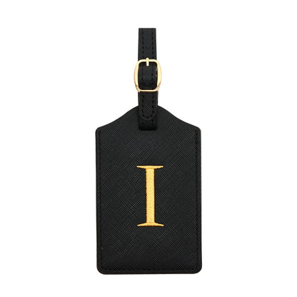 Luggage Tag PU Leather for Suitcase Baggage Handbag Travel Bag Label Suitcase Tag Suitcase Label Tag w. Name Card & Privacy Cover (E)