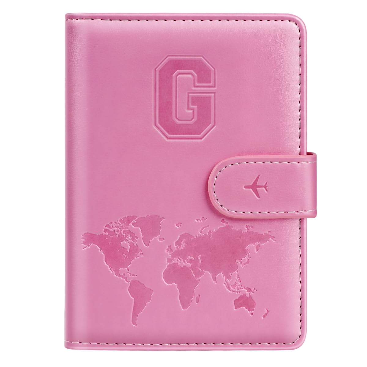 Passport Holder Cover Initial Letter A-Z Travel Wallet Personalized
