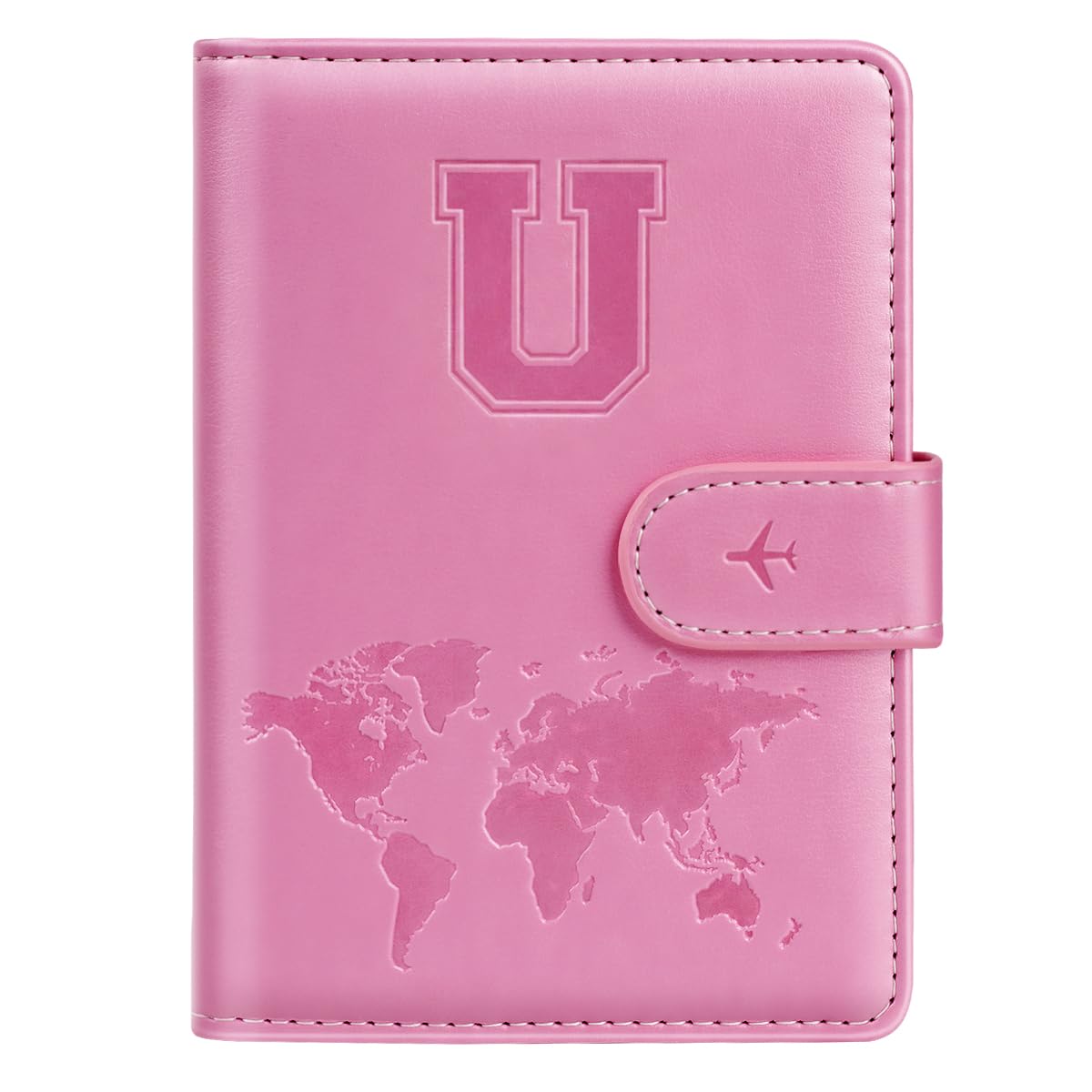 Passport Holder Cover Initial Letter A-Z Travel Wallet Personalized