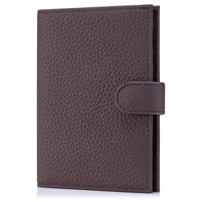 Leather RFID Slim Passport Holder for Travel Women, Gift Ready
