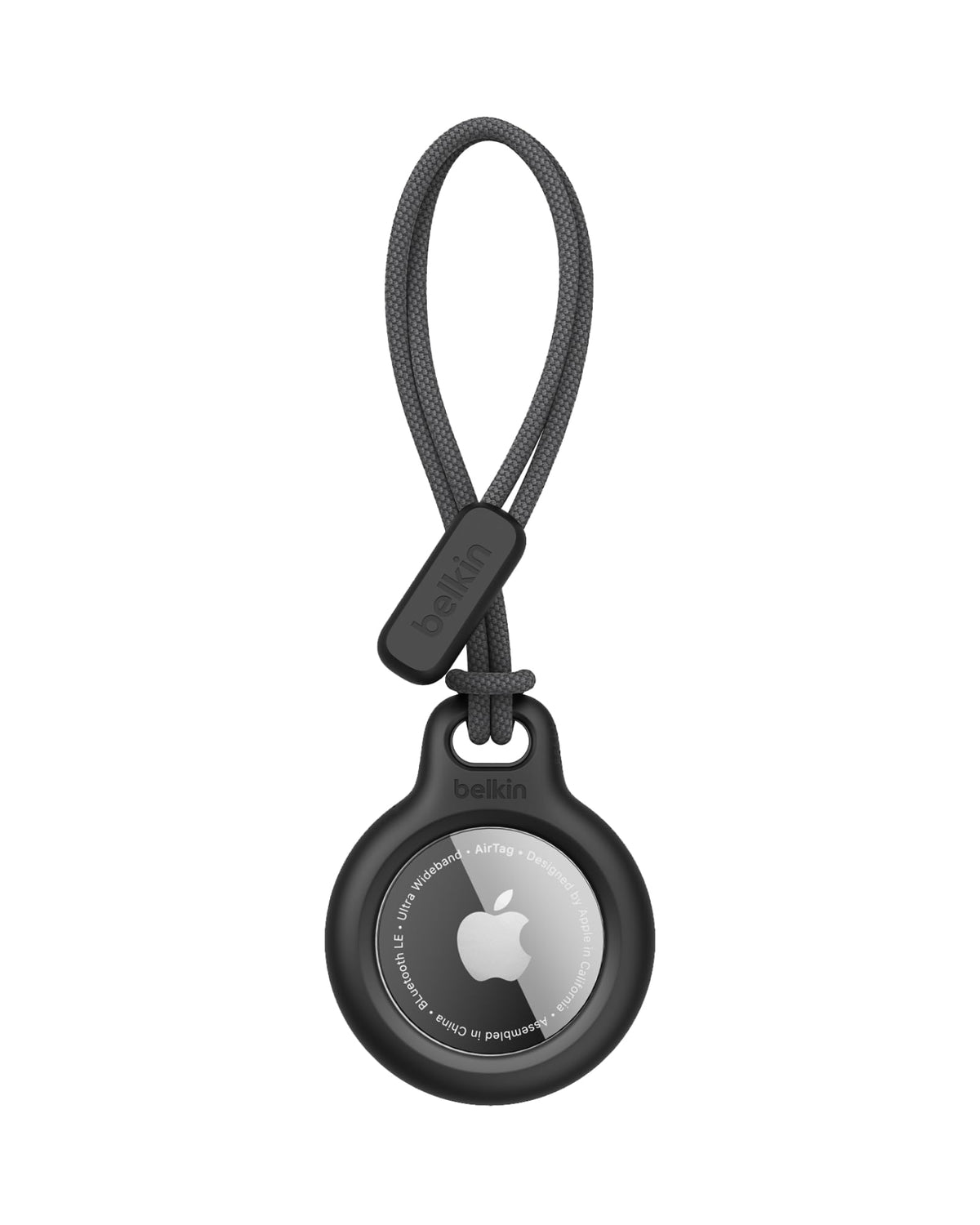 Belkin Apple AirTag Holder Keychain with Key Ring, Scratch-Resistant