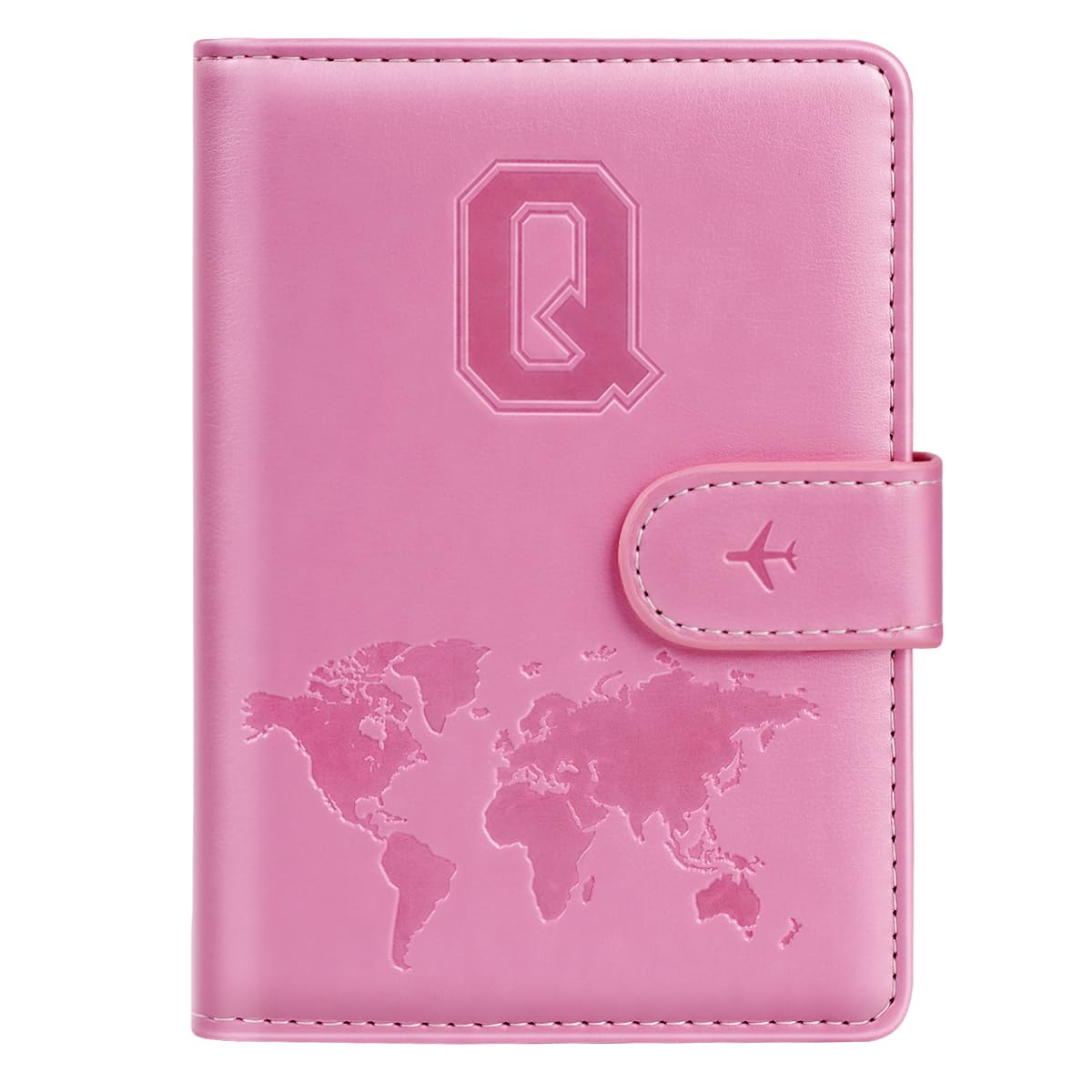 Passport Holder Cover Initial Letter A-Z Travel Wallet Personalized
