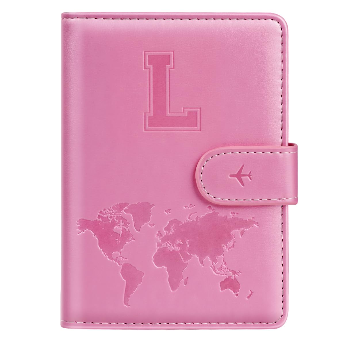 Passport Holder Cover Initial Letter A-Z Travel Wallet Personalized