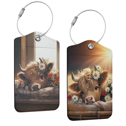 Funny Luggage Tag, Quotes Suitcase Tags with Privacy Flap Metal Loop