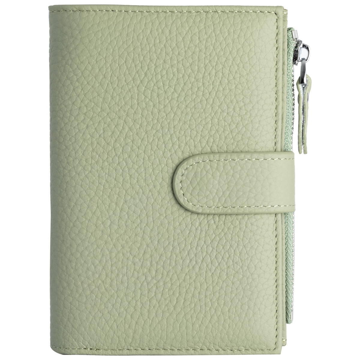 Passport wallet and Card Slot Combo RFID Blocking Leather Travel Passport Wallet for Men and Women with Zippered Coins Pocket Passport holder, Deep Green