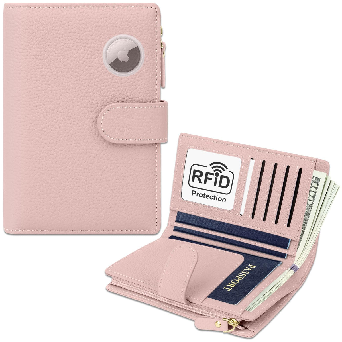 Passport Holder for Travel RFID Blocking Passport Cover Travel Wallet