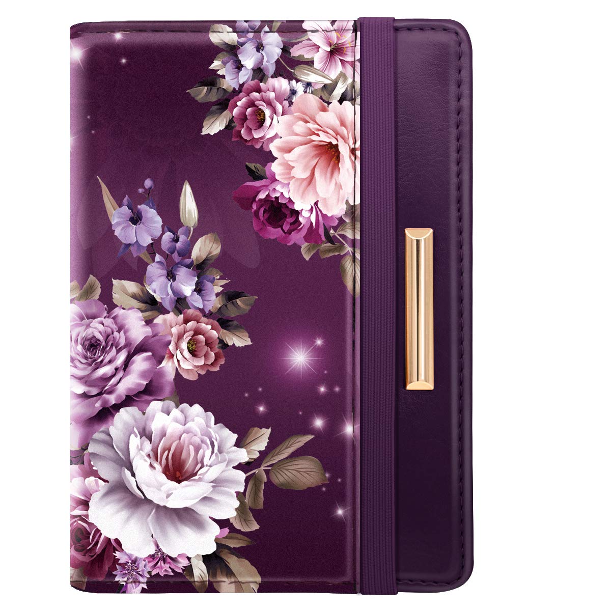 Coco Rossi Passport Holder Cover RFID Cute Slim Travel Wallet Women