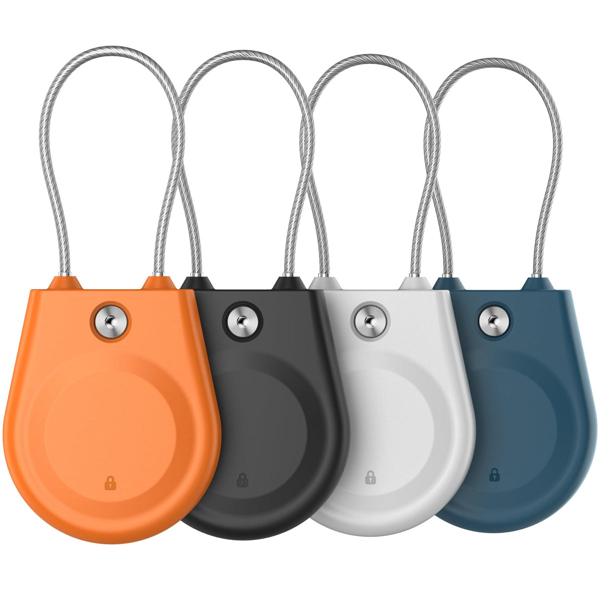 for AirTag Holder (1st & 2nd Generation) Airtag Lock Case with Wire Cable