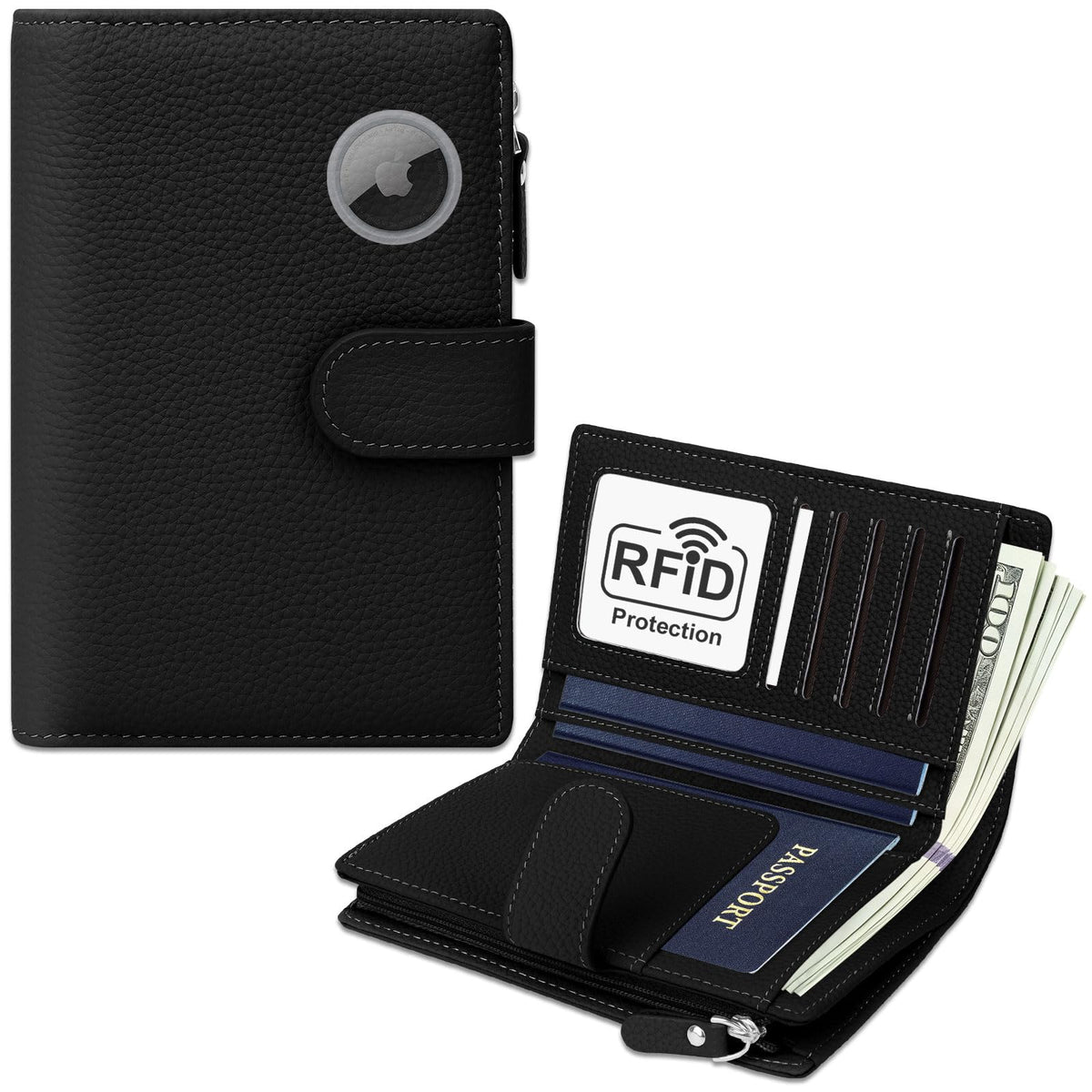 Passport Holder for Travel RFID Blocking Passport Cover Travel Wallet