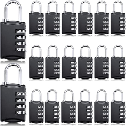 Moxweyeni 20 Pcs 4 Digit Combination Locks Small Combo for Luggage