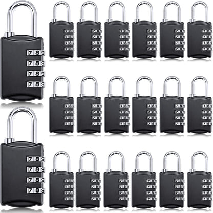 Moxweyeni 20 Pcs 4 Digit Combination Locks Small Combo for Luggage