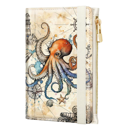 Passport Holder for Travel, RFID Blocking Passport Cover for Women Zipper