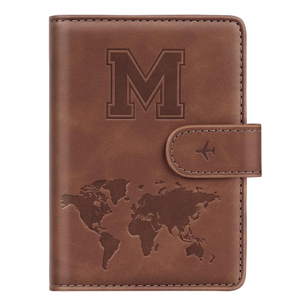 Passport Holder Cover Initial Letter A-Z Travel Wallet Personalized