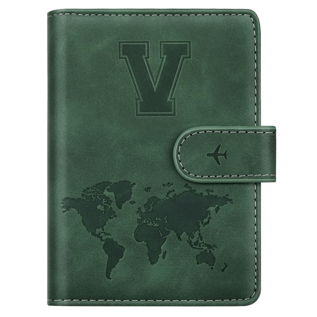 Passport Holder Cover Initial Letter A-Z Travel Wallet Personalized