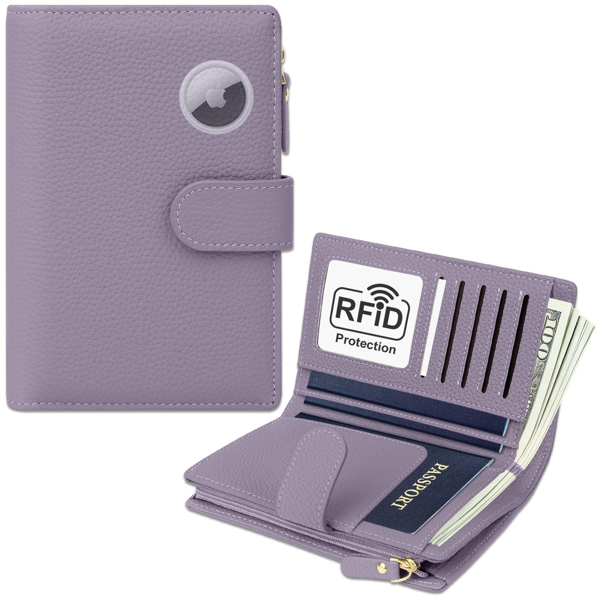 Passport Holder for Travel RFID Blocking Passport Cover Travel Wallet