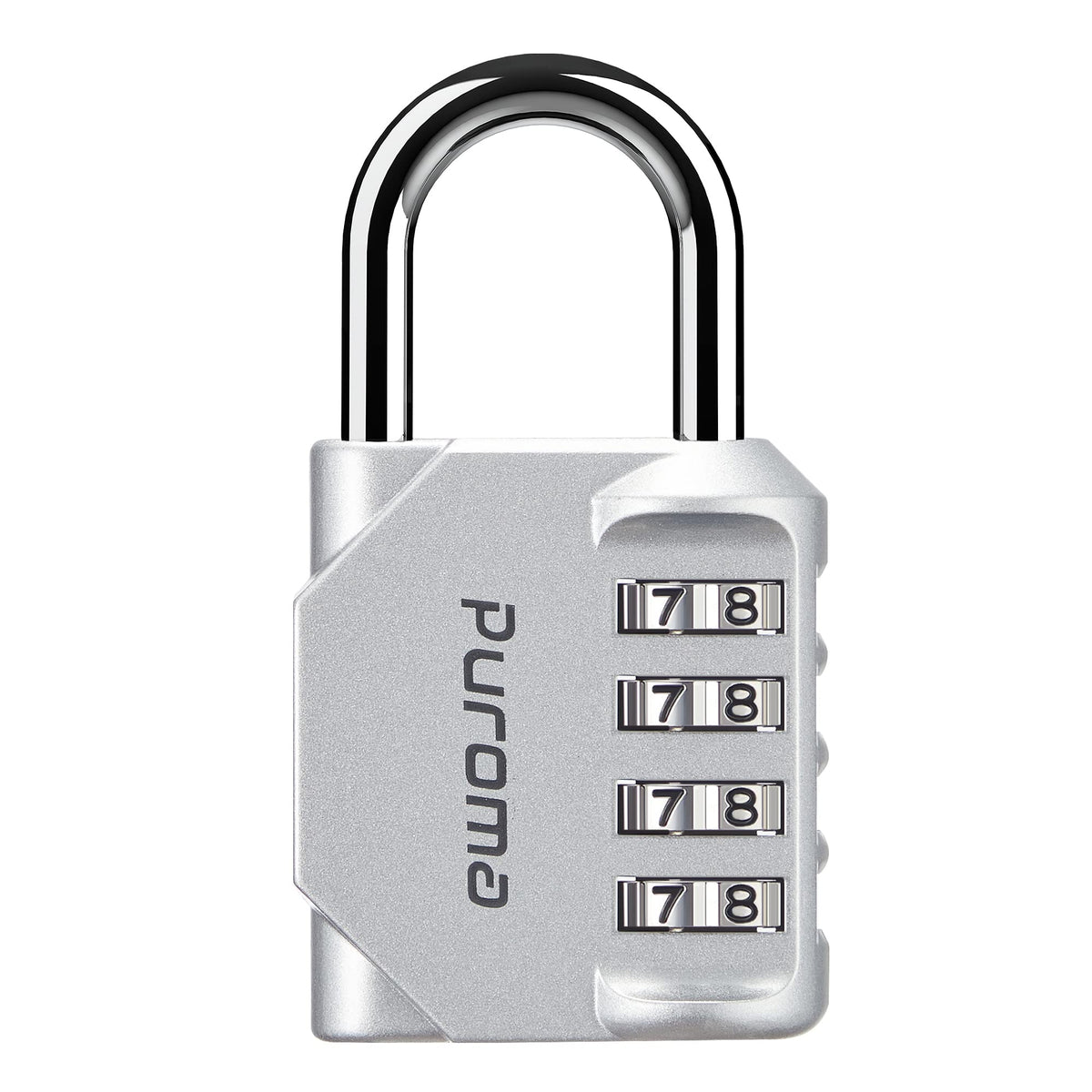 Puroma 2 Pack Combination Lock Locker 4 Digits Combo Padlock Gym Pink