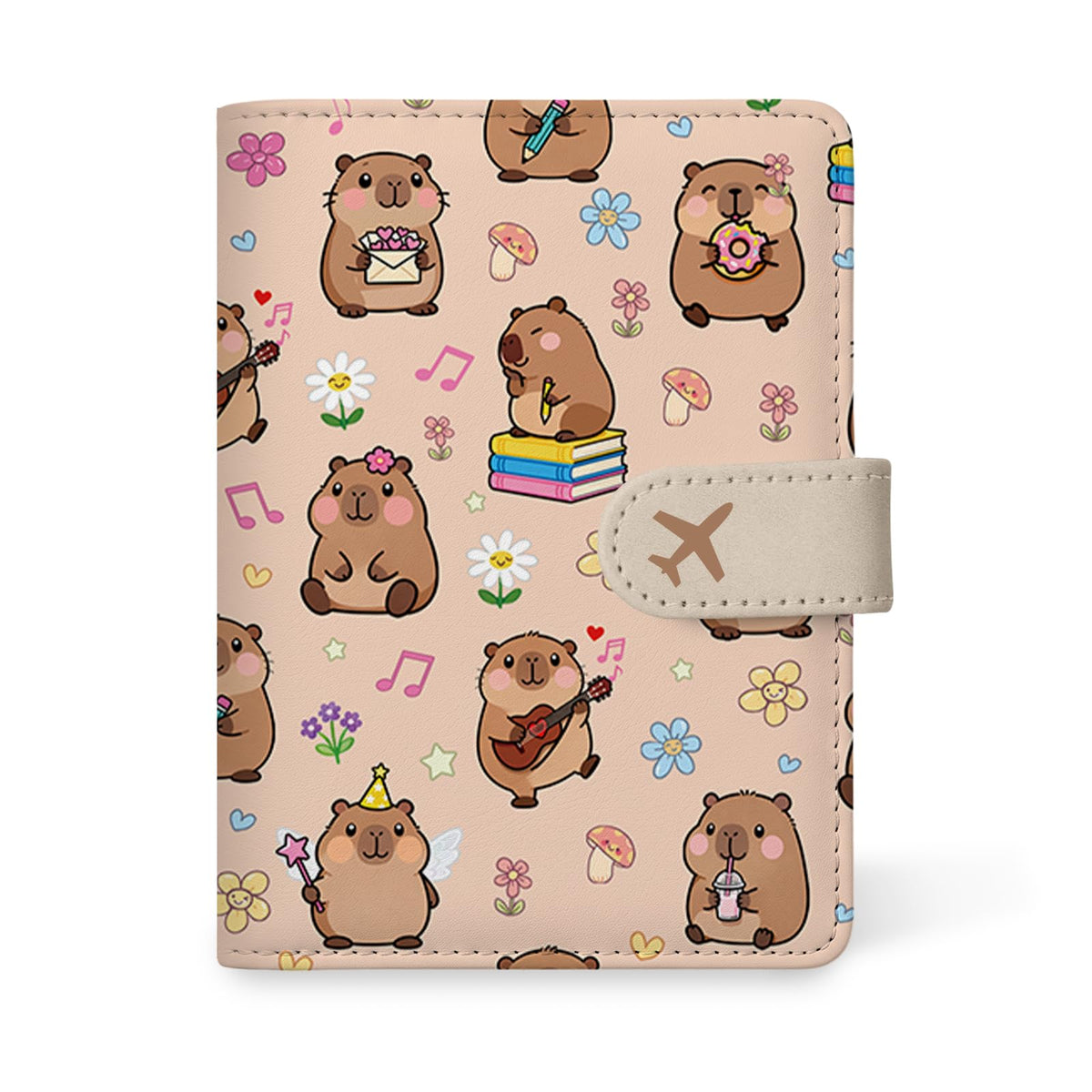 Game Passport Holder for Travel Essentials, Gamer RFID Blocking Wallet Case