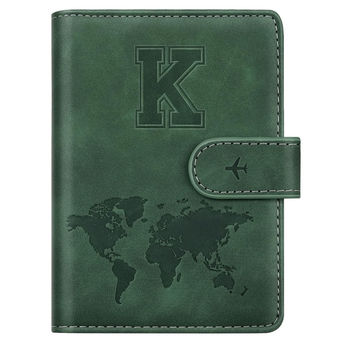 Passport Holder Cover Initial Letter A-Z Travel Wallet Personalized