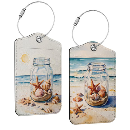 Funny Luggage Tag, Quotes Suitcase Tags with Privacy Flap Metal Loop